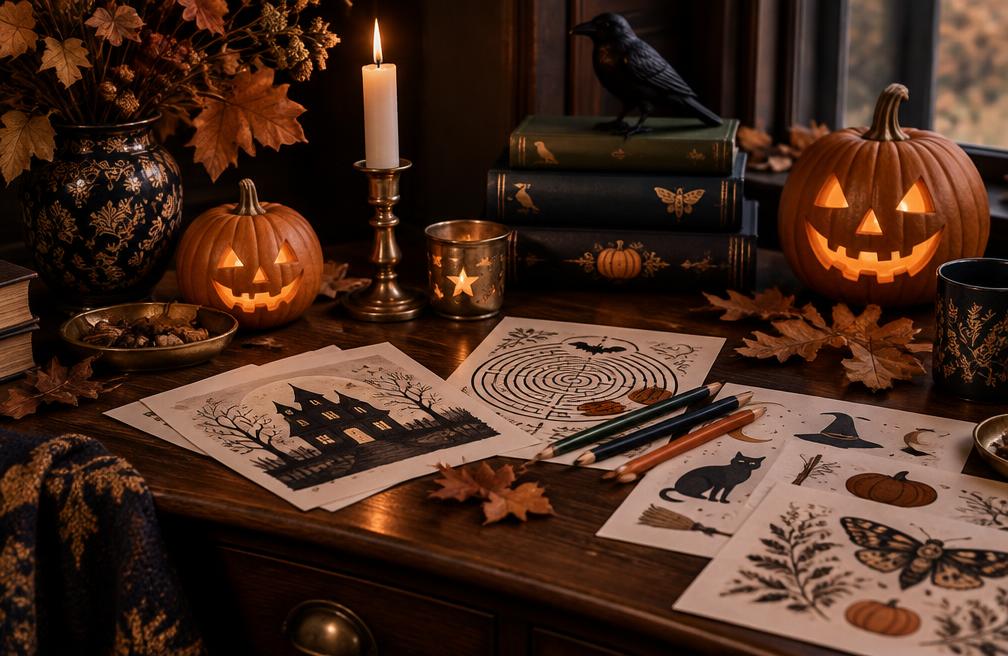 Apresentação ilustrativa de Halloween Pack