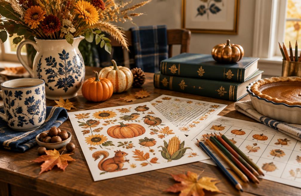 Apresentação ilustrativa de Thanksgiving Pack